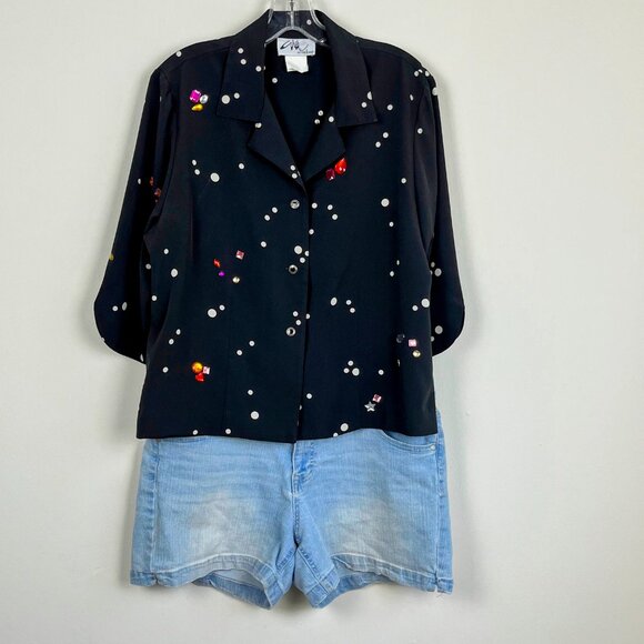 Bright Spot Button Down Shirt, Willi of California - Picture 2 of 3